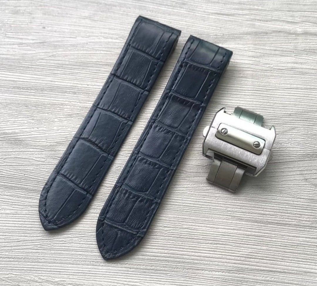 Cartier Santos 100 XL 23mm or M 20mm replacement strap