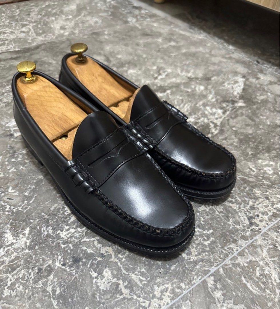 GH bass Weejuns loafers black