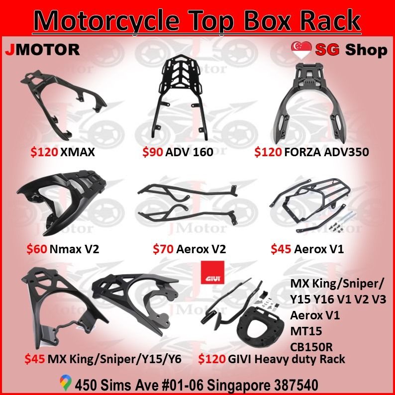 GIVI motorcycle top box, Motorcycles, Motorcycle Accessories on Carousell