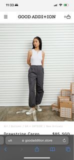 Good Addition Drawstring Cargo Pants
