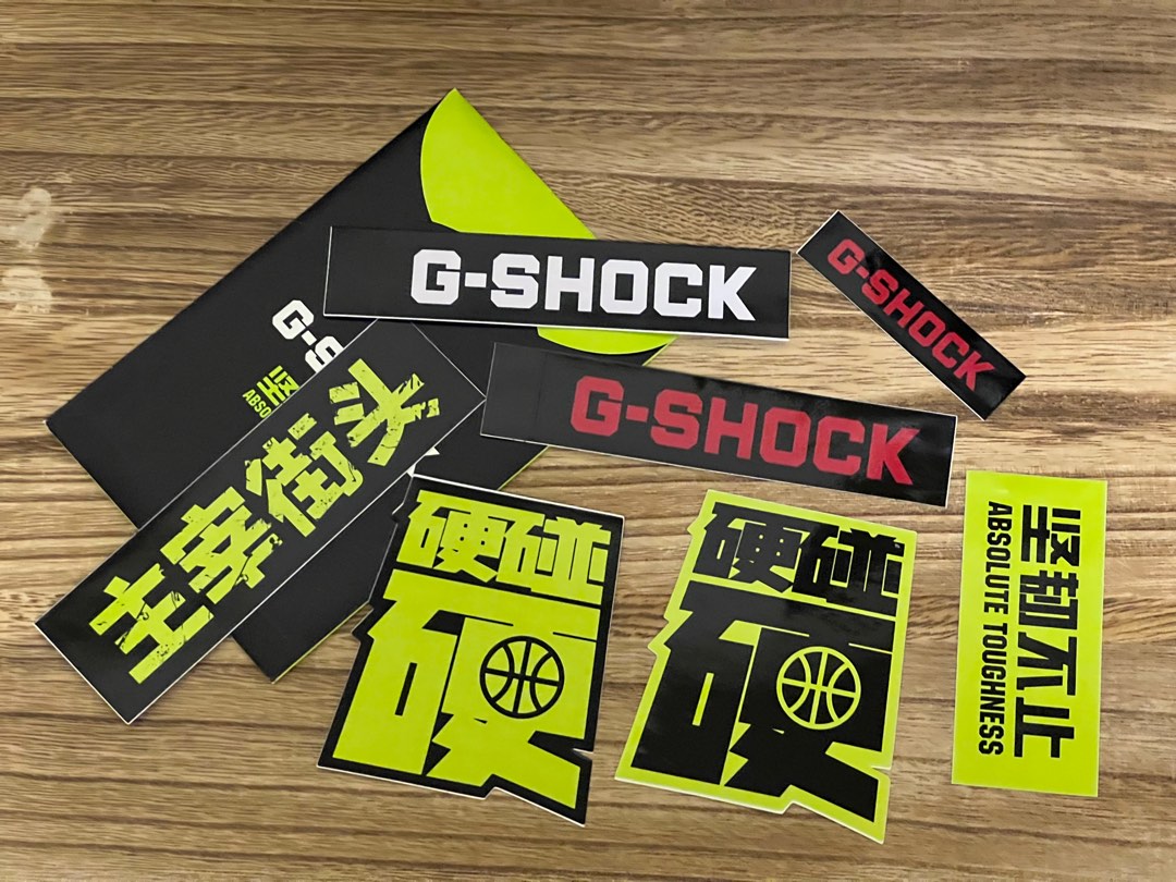 G-shock sticker, Men's Fashion, Watches & Accessories, Watches on Carousell