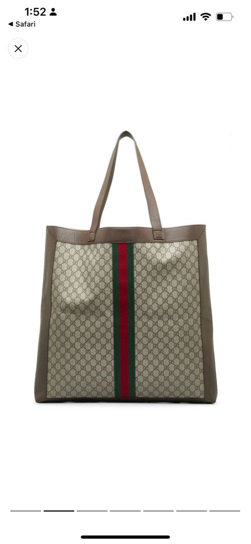 Medium ophidia soft hotsell gg supreme canvas tote