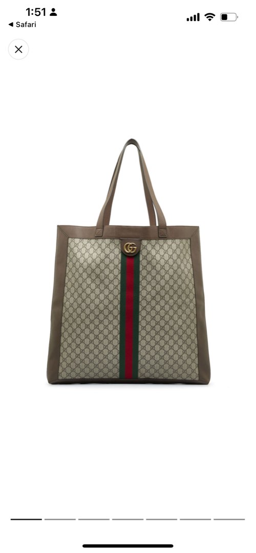 Medium ophidia soft gg supreme canvas tote 2025