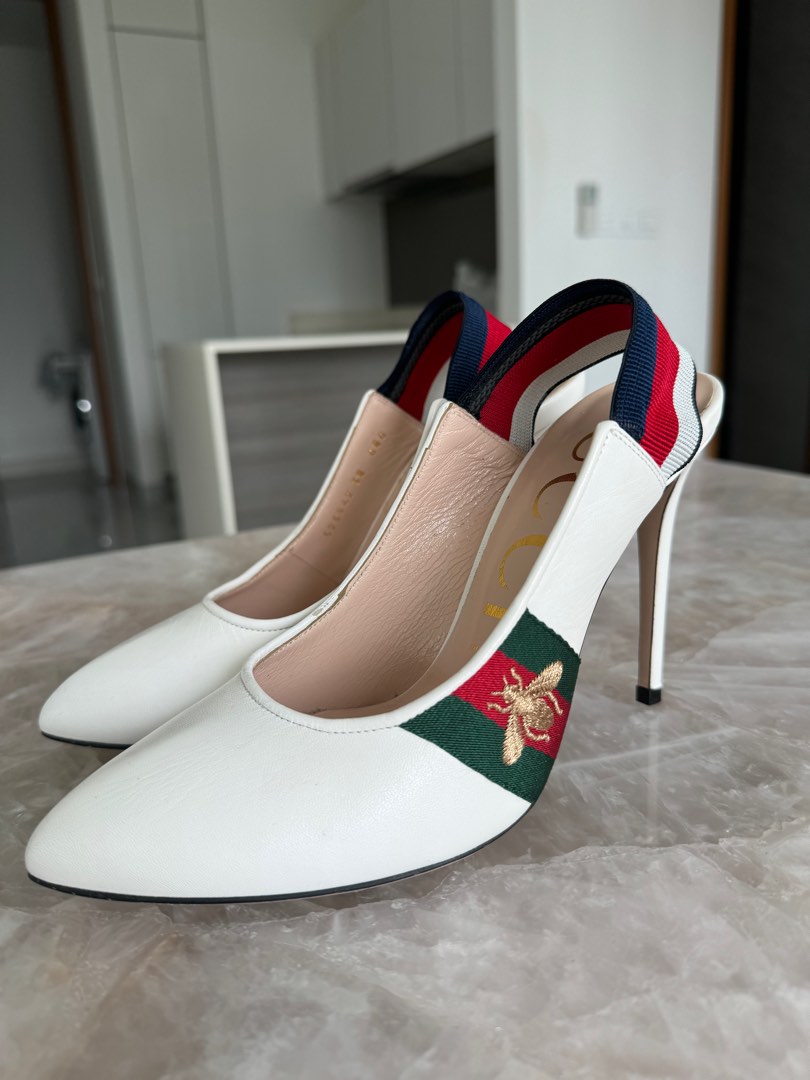 White womens cheap gucci trainers