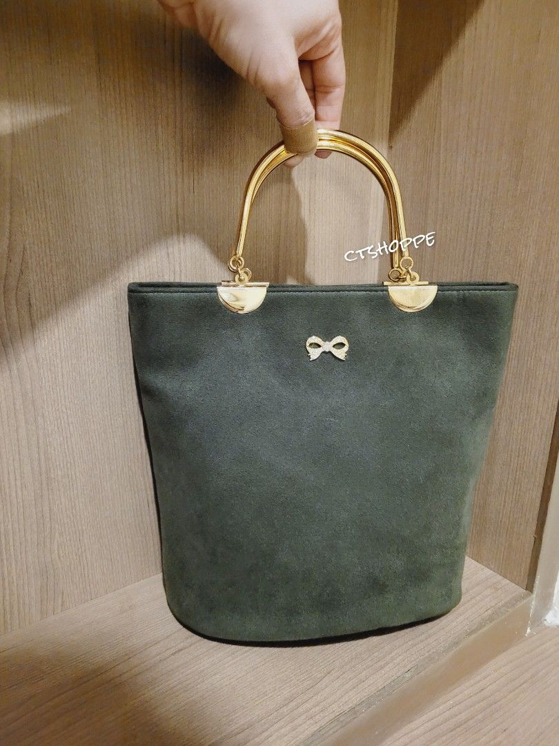 Tribe alive suede luxe handbag sales