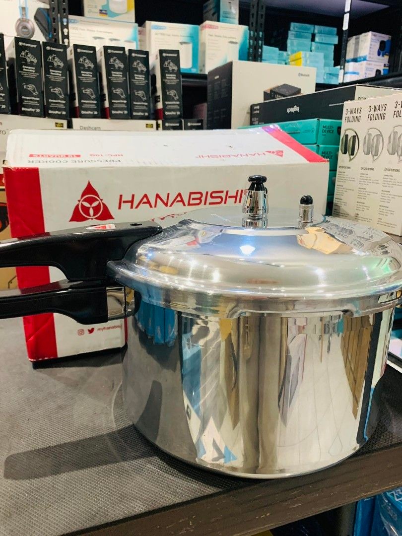 Hanabishi 10 Quartz Pressure Cooker HPC-10QC, Furniture & Home Living ...