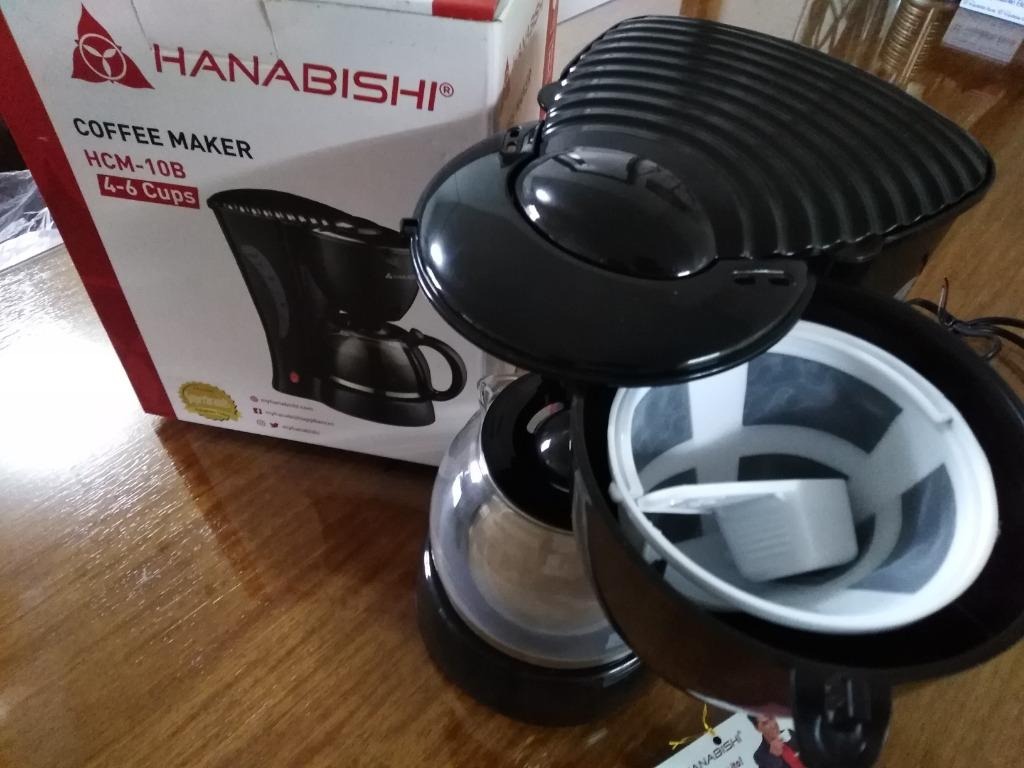 Hanabishi Coffee Maker HCM10B, TV & Home Appliances, Kitchen Appliances