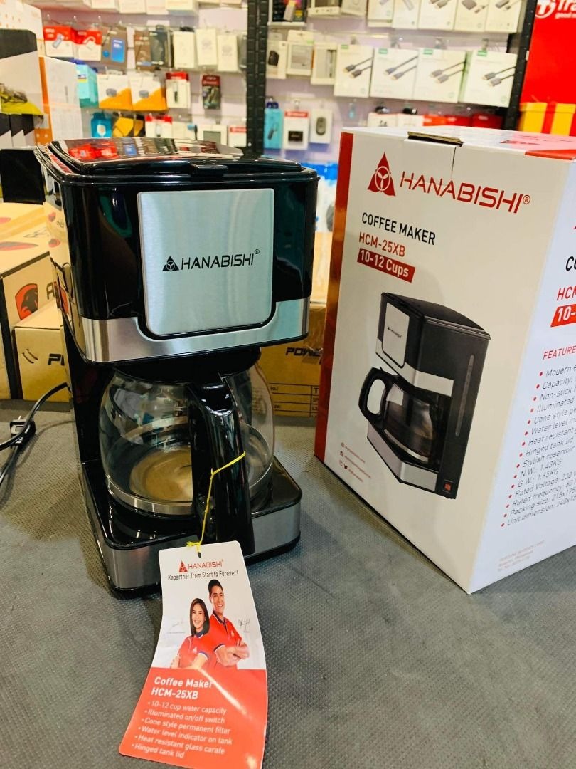 Hanabishi Coffee Maker HCM25XB, TV & Home Appliances, Kitchen