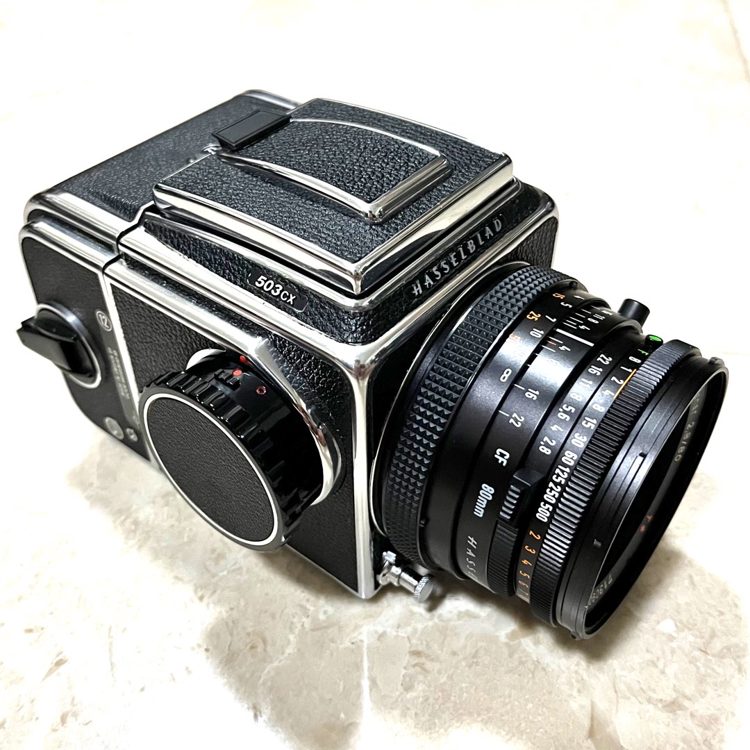 Hasselblad 503CX with 80mm planar zeiss 120 film medium format camera, Photography, Cameras on