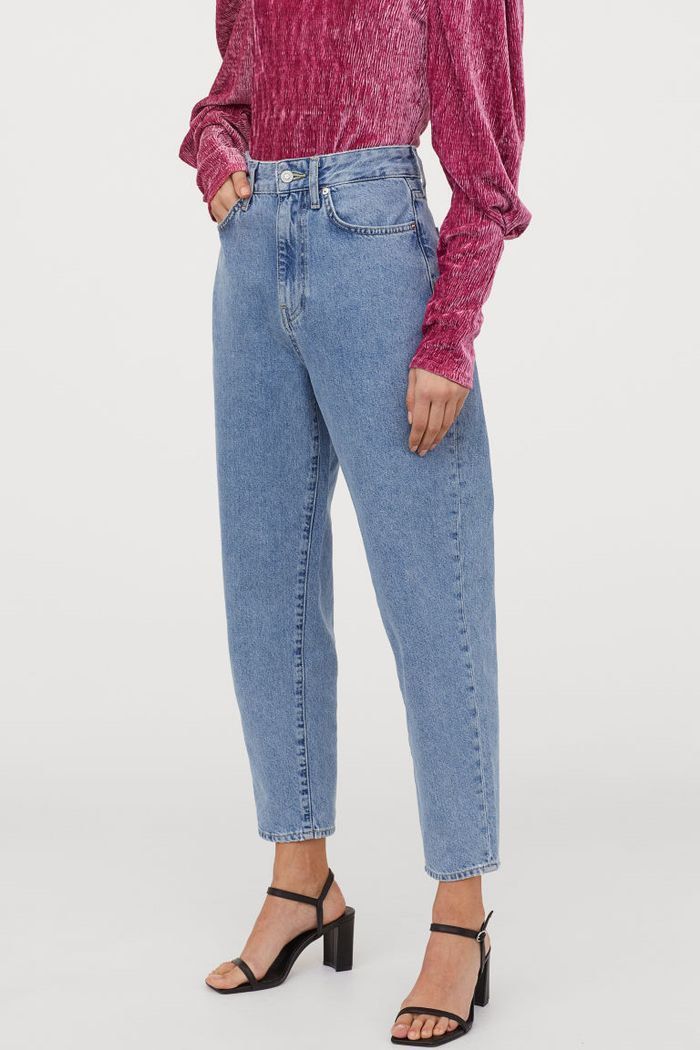 High waisted mom jeans hot sale h&m