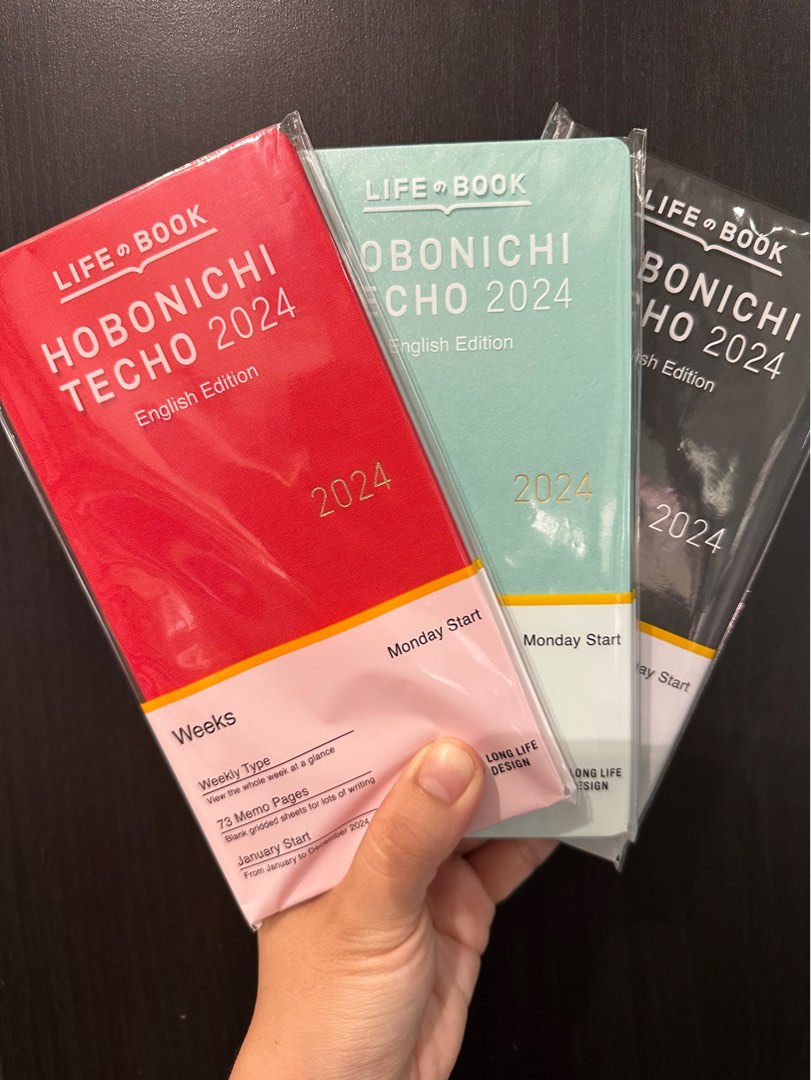 Hobonichi Techo Weeks 2024 Planner, English Paper Series [Jan Start