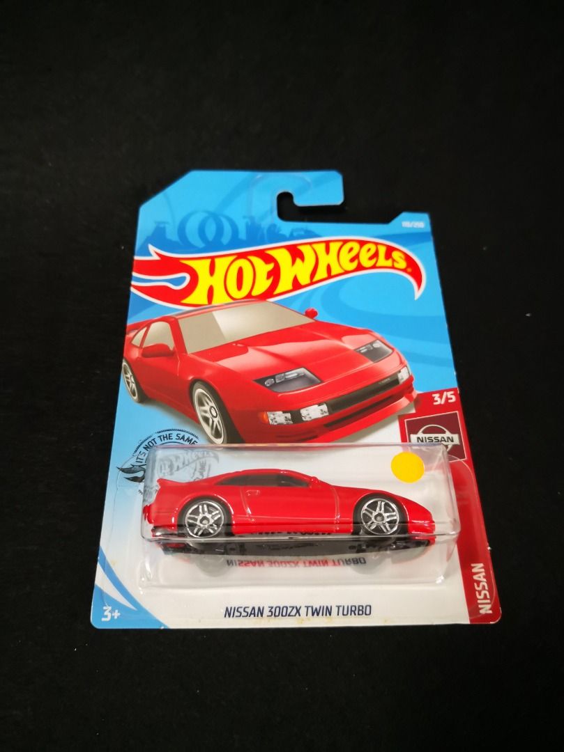 Hot wheels nissan 300zx twin shop turbo red