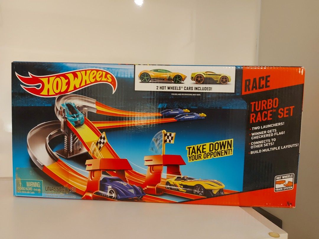 Hot Wheels Turbo Race Set Carousell