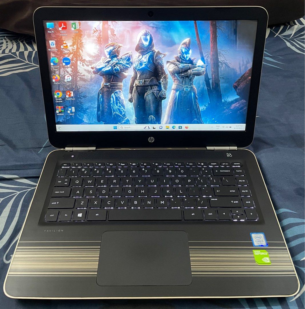 HP Pavilion 14 i5 7th Gen 8GB RAM 256GB SSD Intel UHD 620 Nvidia Gforce 940MX Negotiable