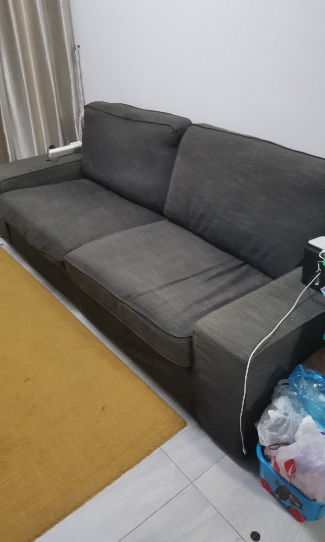 Ikea 3 seater Sofa, Furniture & Home Living, Furniture, Sofas on Carousell