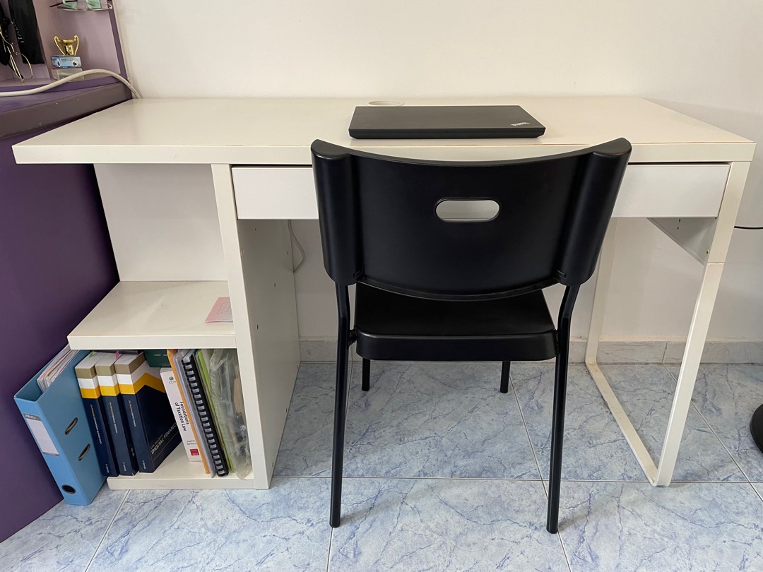 IKEA working/studying table chair, Furniture & Home Living