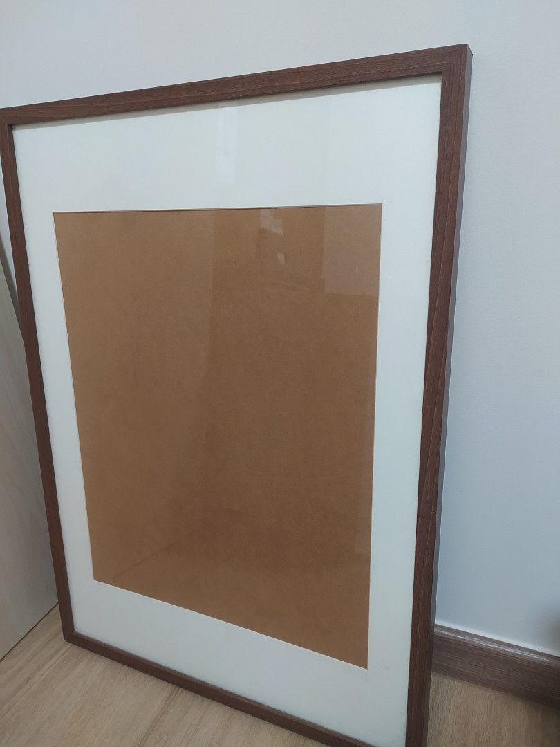 IKEA Ribba 50cm x 70cm brown, Furniture & Home Living, Home Decor, Frames & Pictures on Carousell