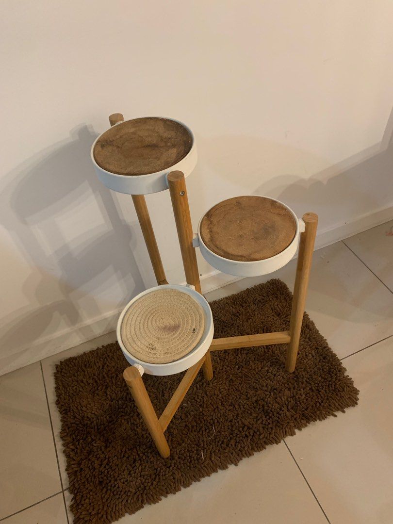IKEA satsumas Plant stands & movers, Furniture & Home Living, Furniture
