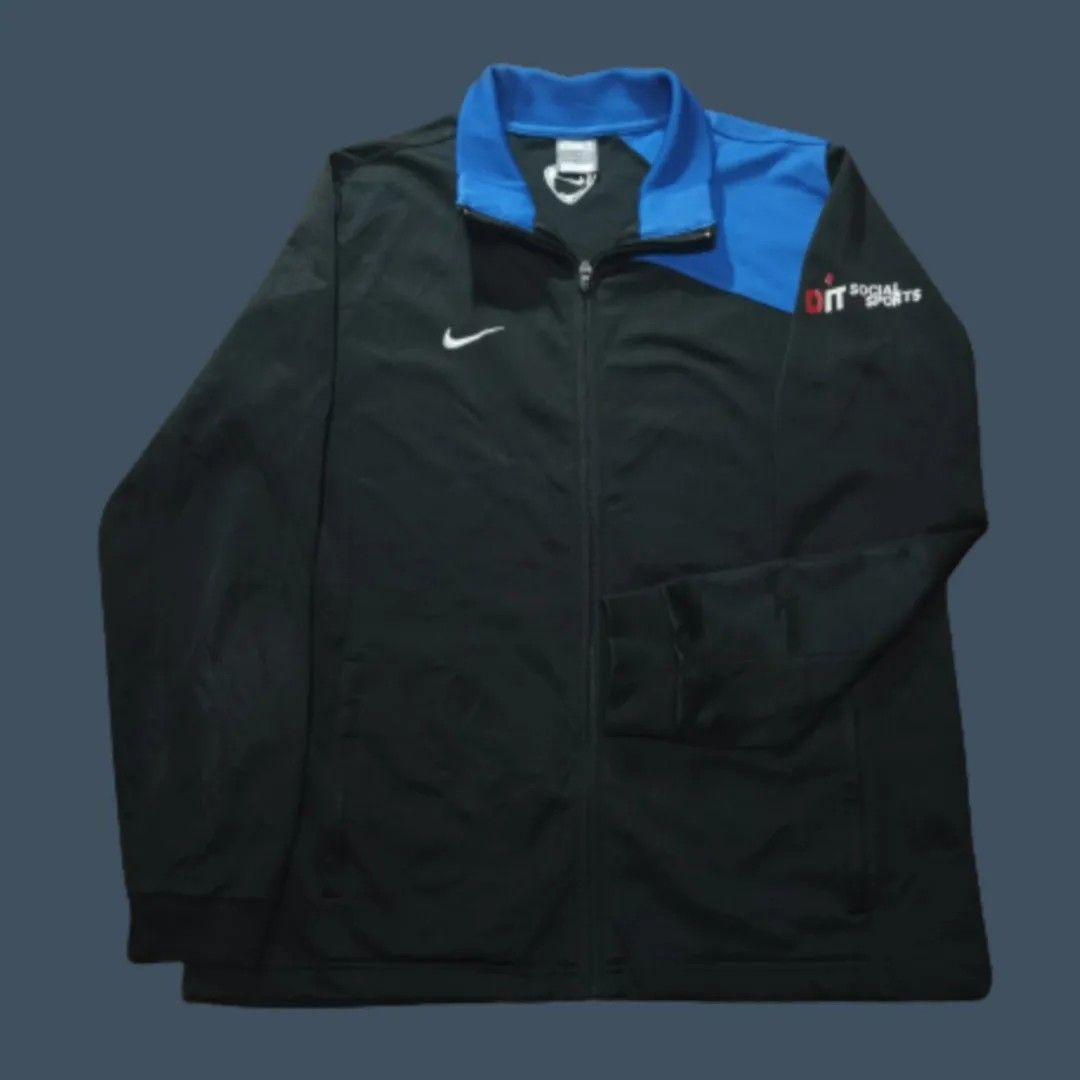 Jaket Tracktop Nike Two Collor Fesyen Pria Pakaian Baju Luaran