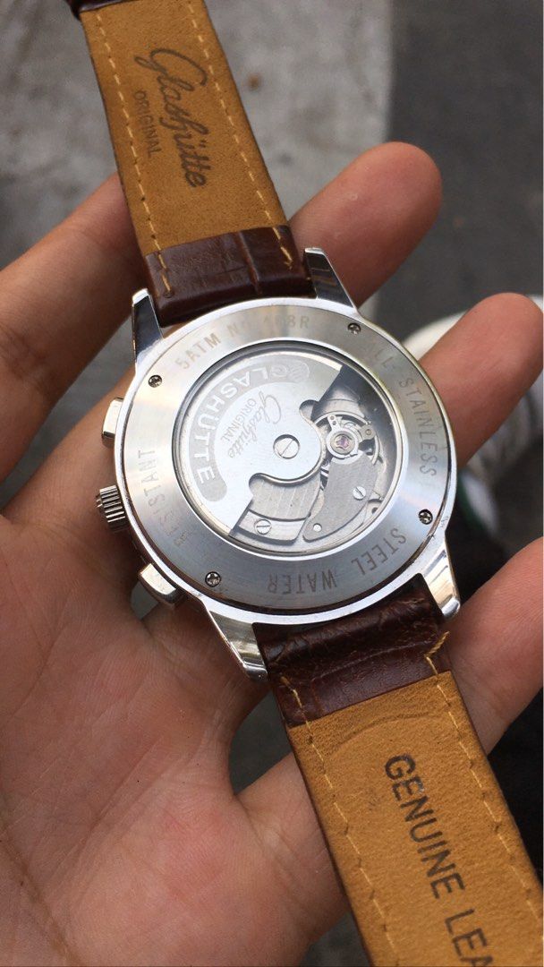 Jam tangan Glashutte original automatic unique dial Fesyen Pria Jam Tangan di Carousell