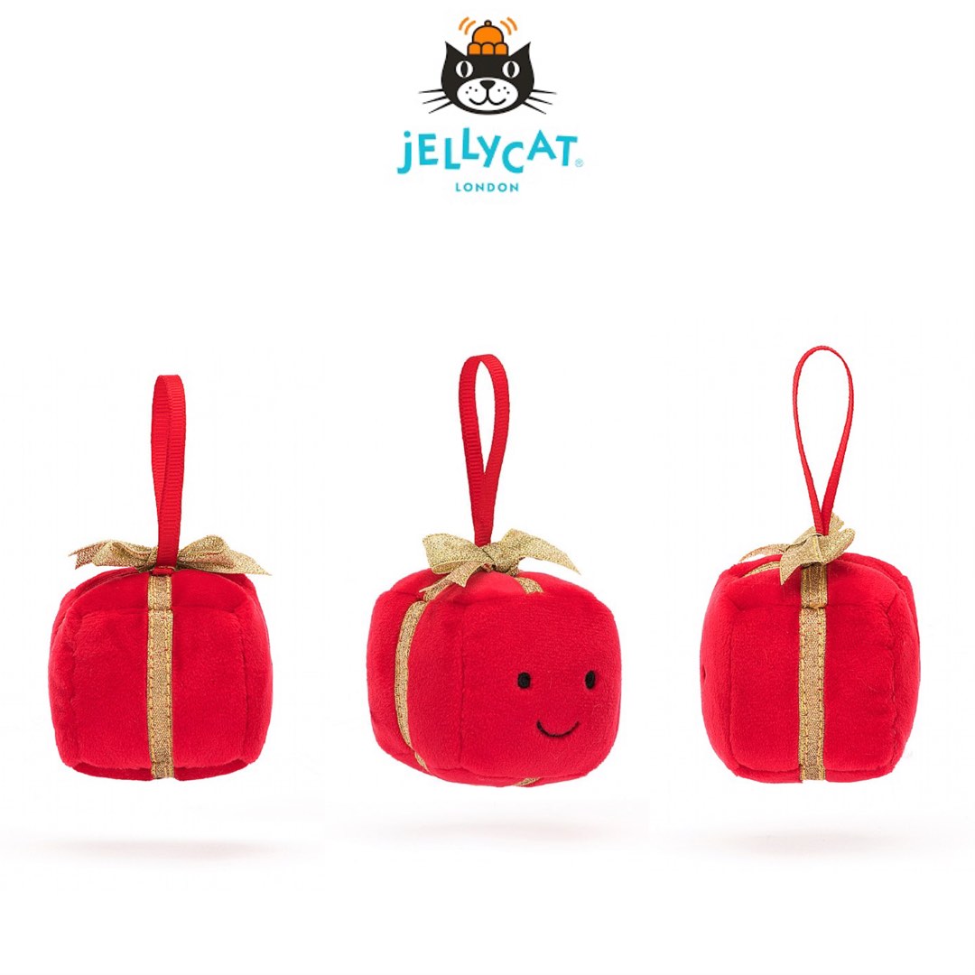 Jellycat Present Christmas Deco, Hobbies & Toys, Toys & Games on Carousell