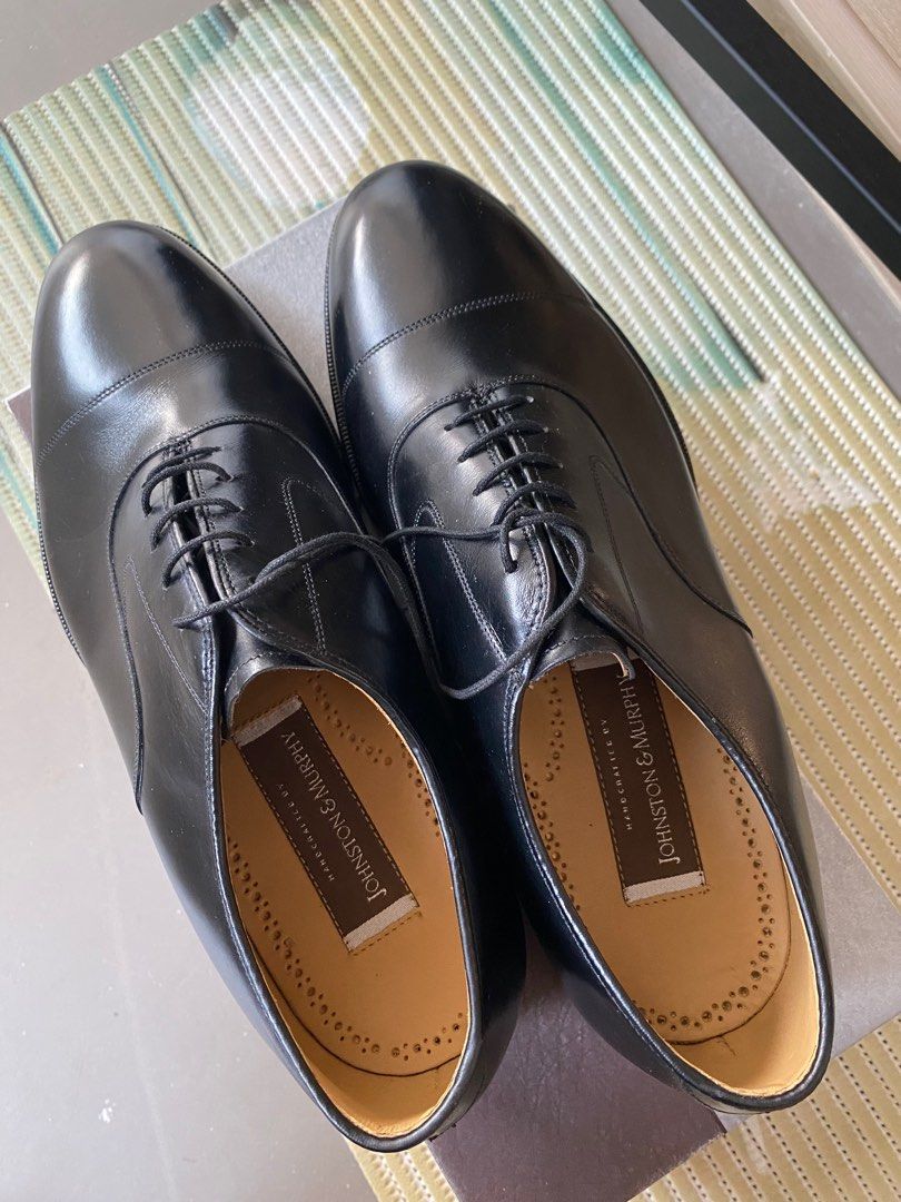 Johnston and murphy online black shoes