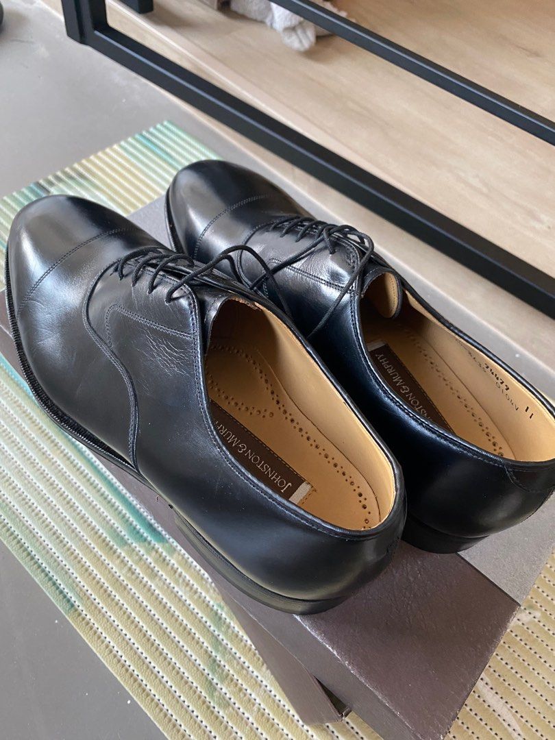 Johnston murphy black dress shoes 2025