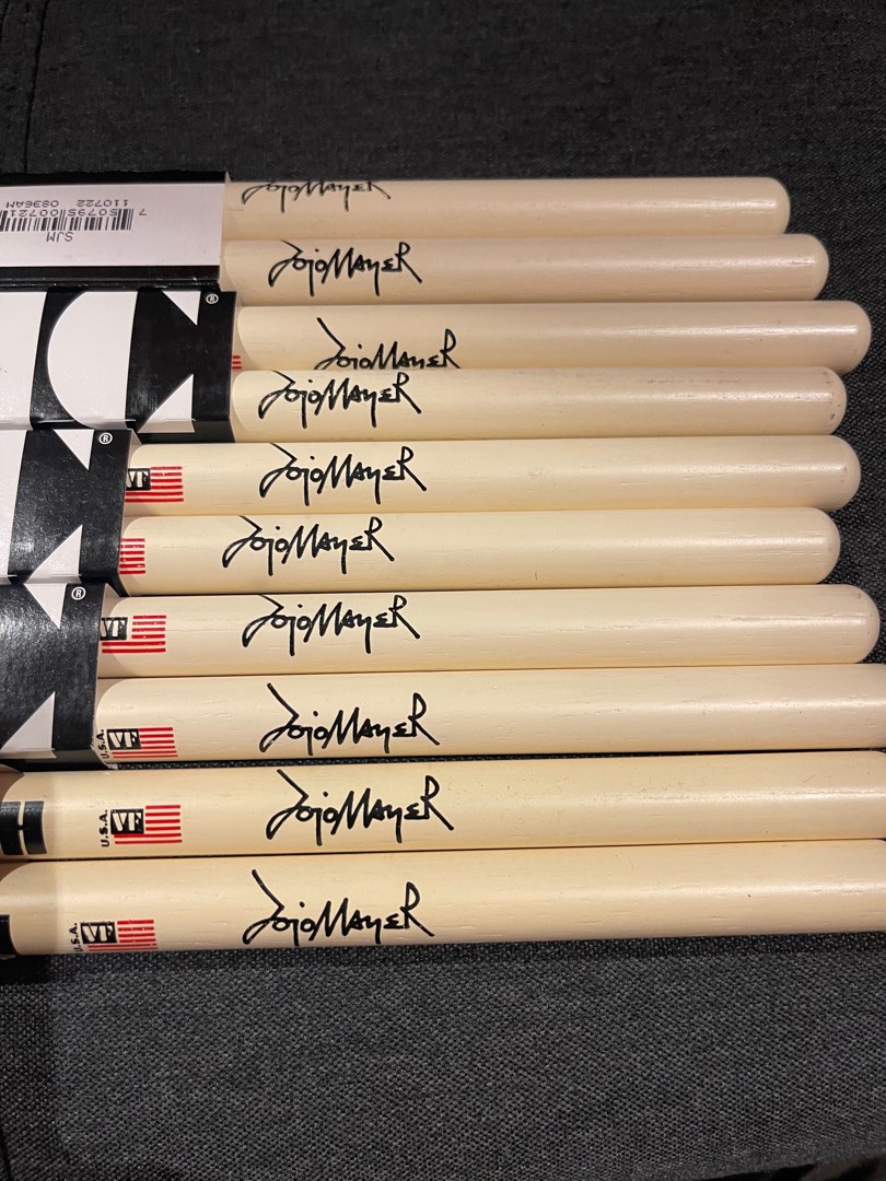 Jojo Mayer Signature Drumsticks Vic Firth, Hobbies & Toys, Music