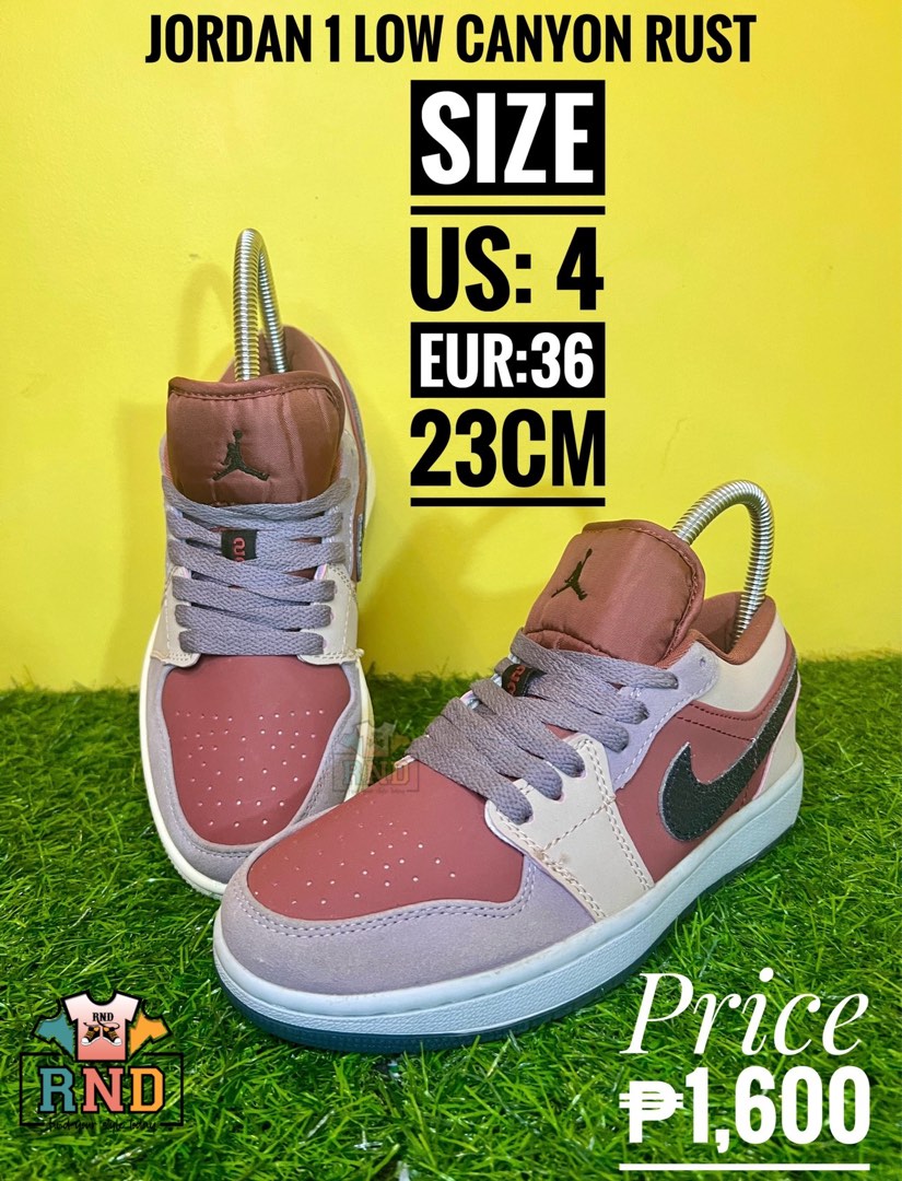 womens air jordan 1 low canyon rust