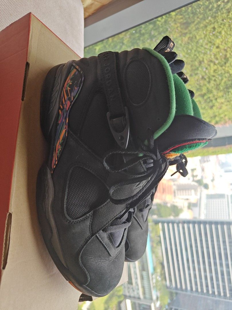 Jordan 8 tinker sale air raid on feet