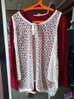 Kaos lengan panjang dan outer wanita take all