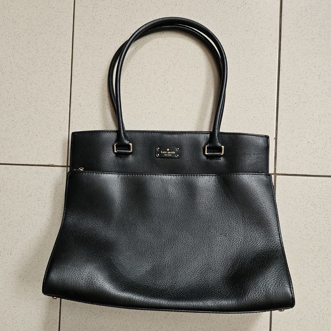 Kate Spade Grove Street Maeve black shoulder bag Luxury Bags Wallets on Carousell