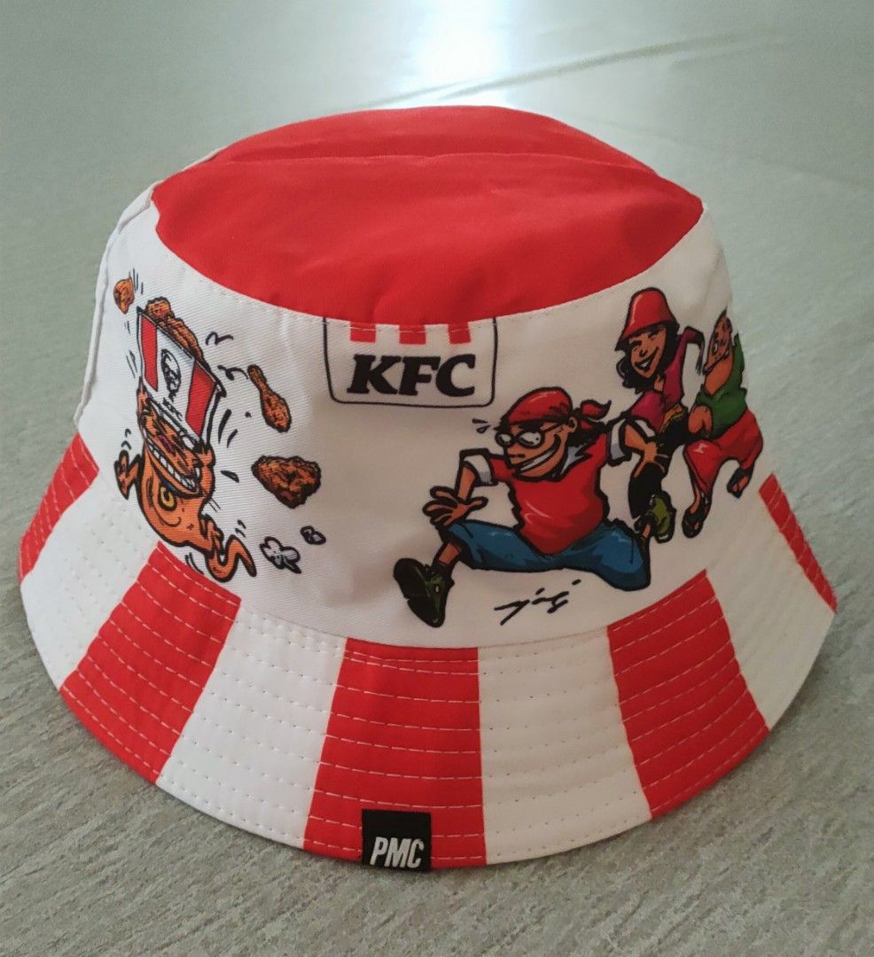 KFC X Ujang Reversible Bucket Hat Babies Kids Babies Kids Fashion kfc-x-ujang-reversible-bucket-hat-babies-kids-babies-kids-fashion