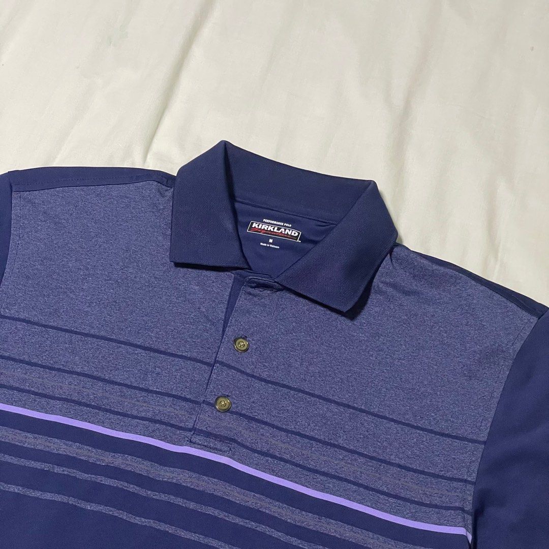 Kirkland Performance Polo in Medium Men s Fashion Tops Sets Tshirts Polo Shirts on Carousell