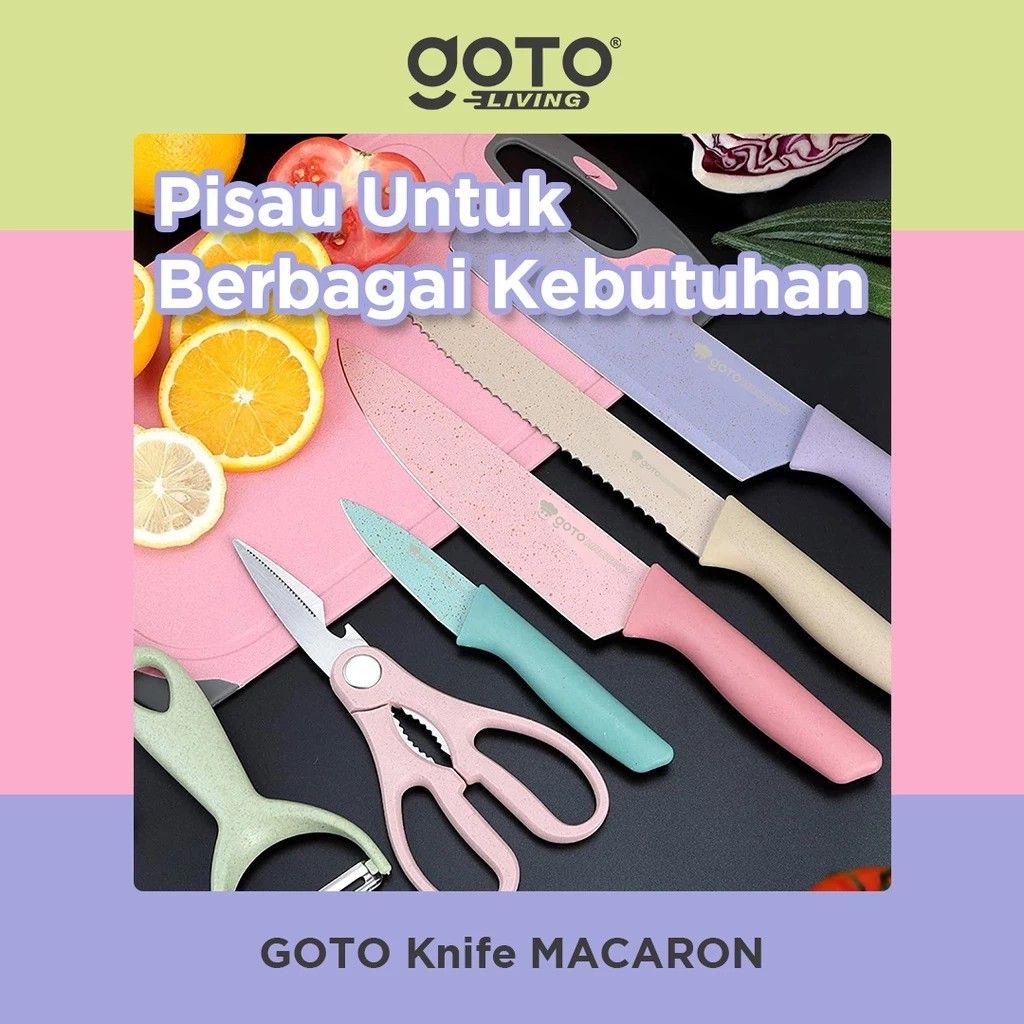 Jual Kitchen King Knife 6 Pcs set pisau dapur keramik cantik