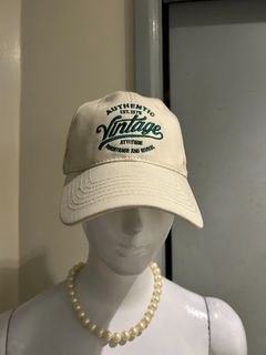KOREAN STYLE BEIGE CREAM BASEBALL VINTAGE STYLE CAP UNISEX