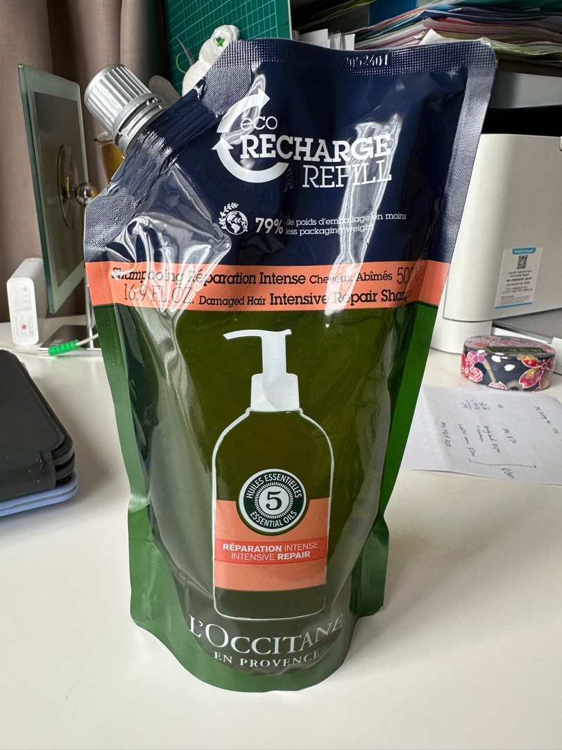 Loccitane Intensive Repair Shampoo Refill, Beauty & Personal Care, Hair ...