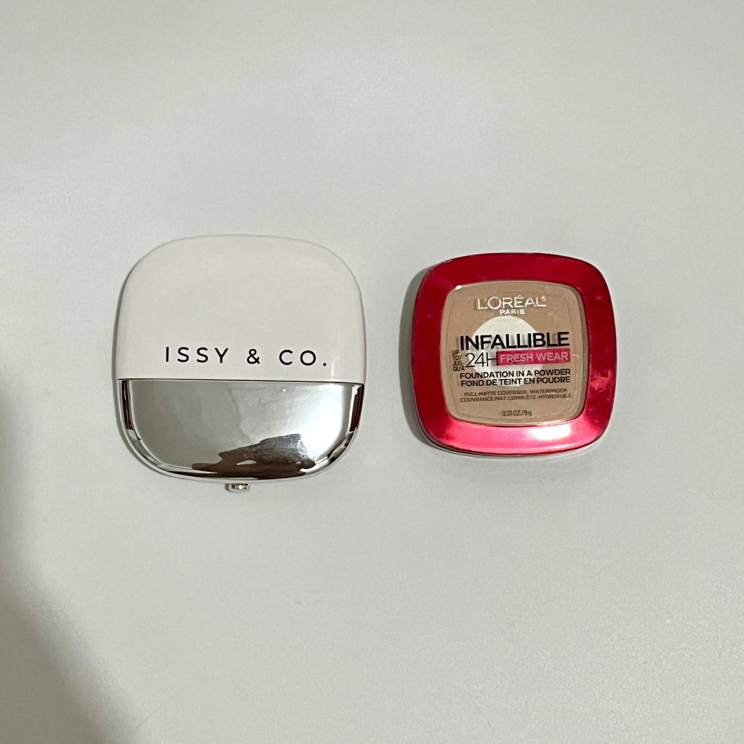 Loreal Infallible Fresh Wear & Issy True Flex Powder Foundation Bundle ...