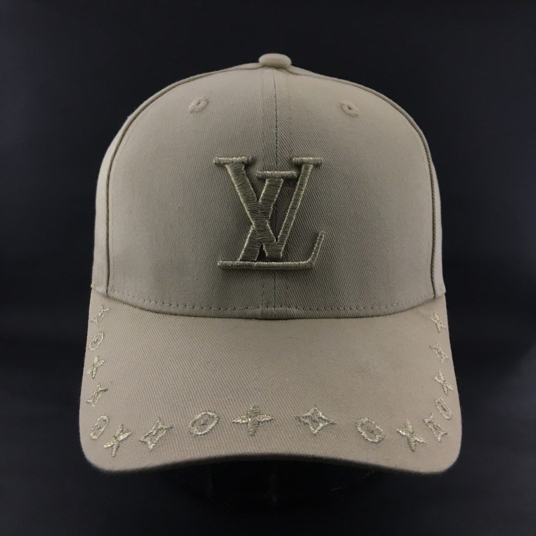 LV BROWN TRUCKER HAT, Men's Fashion, Watches & Accessories, Caps & Hats on  Carousell