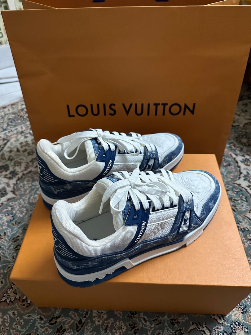 Louis Vuitton Transparent Monogram PVC Trainer Sneakers Size 42 Louis  Vuitton