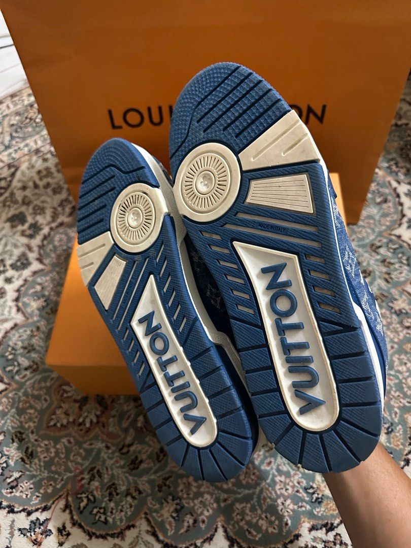 Louis Vuitton Transparent Monogram PVC Trainer Sneakers Size 42