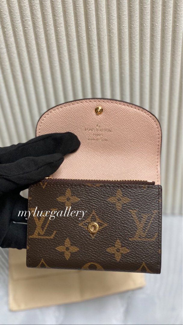 LOUIS VUITTON Rosalie Coin Purse Rose Ballerine Monogram