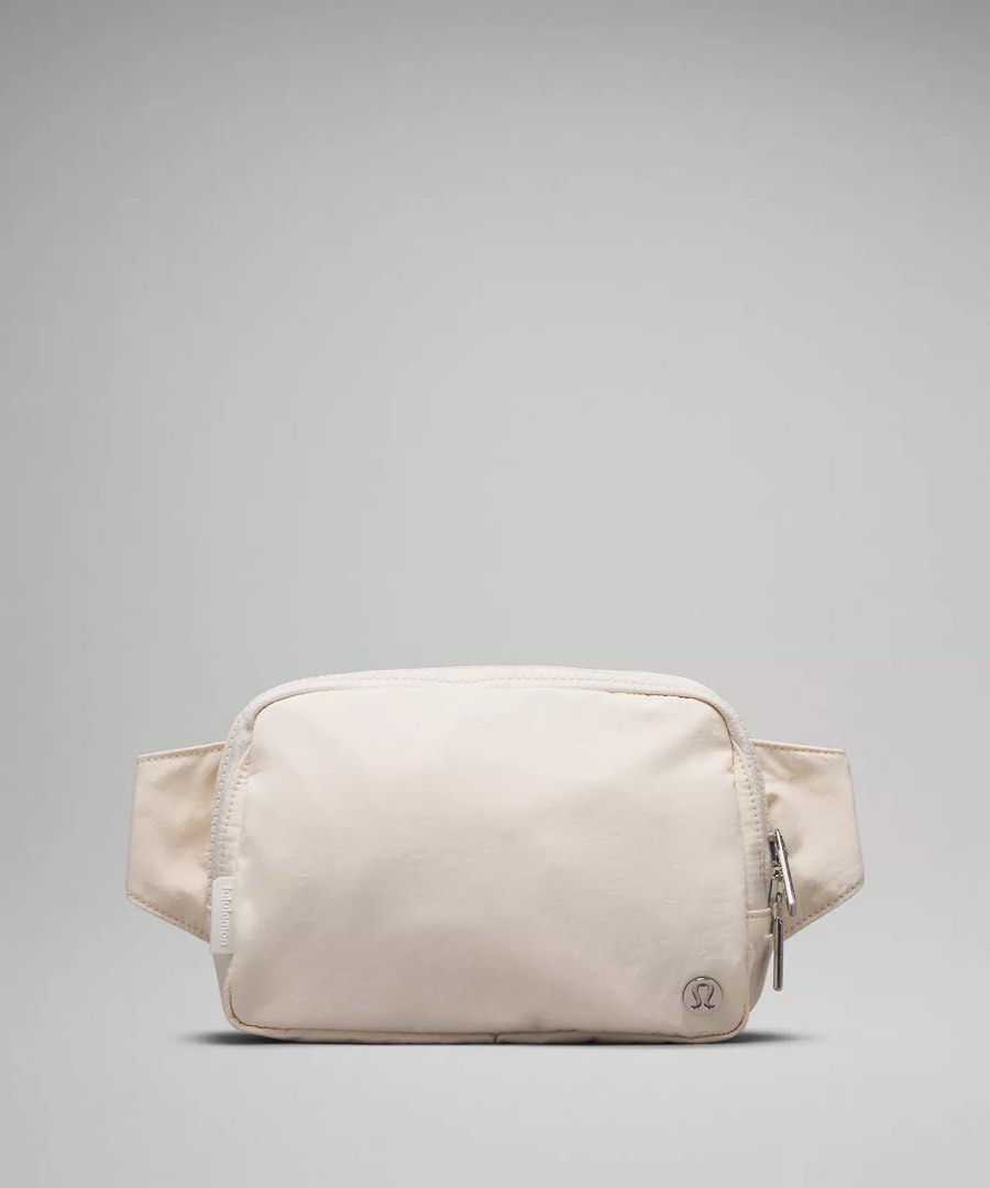 White online belt bag