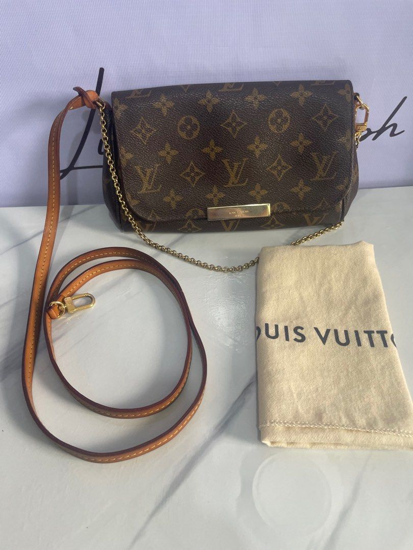 LV Favorite PM Size with Entrupy, Luxury, Bags & Wallets on Carousell