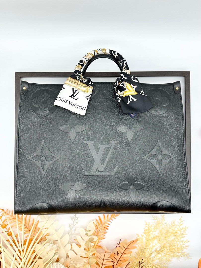 Louis Vuitton OnTheGo GM Black Monogram Empreinte