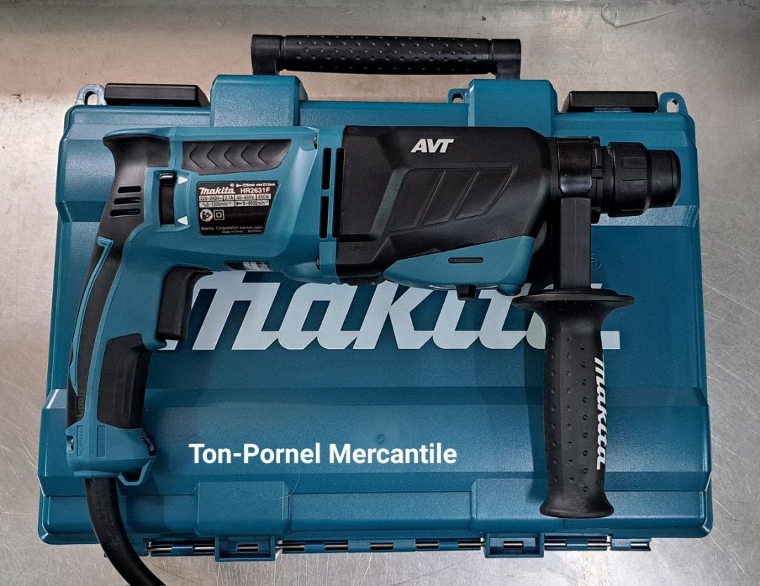 MAKITA HR2631 ROTARY HAMMER (Category: Construction Tools & Equipment) located in Manila. Submitted by tonpornel (Listing ID 1258433441, Image 2). Description: Ton-Pornel Mercantile • We supply Powertools, Hardware tools, Plumbing, Paints, Electrical and Construction materials • We offer Paint Mixing and Powertools Repair Visit us: 38 Marcos Highway Mayamot, Antipolo City https://maps.google.com/?cid=1384230075759805792&entry=gps Store hours Mon 