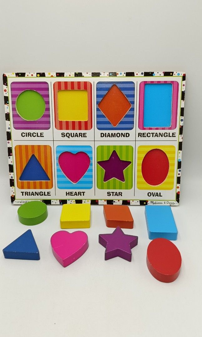 Melissa doug shape sales puzzle