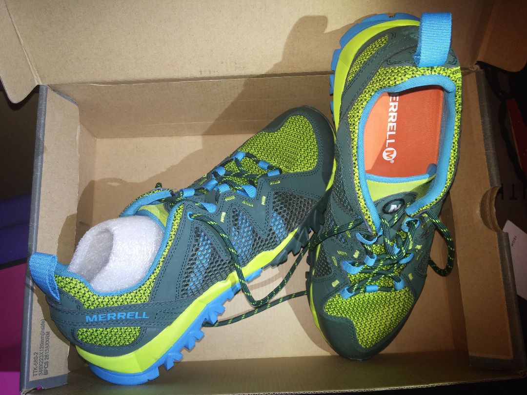 Merrell Tetrex Rapid Crest Lime Performance Footwear Eur 43 U 9 UK 8.5