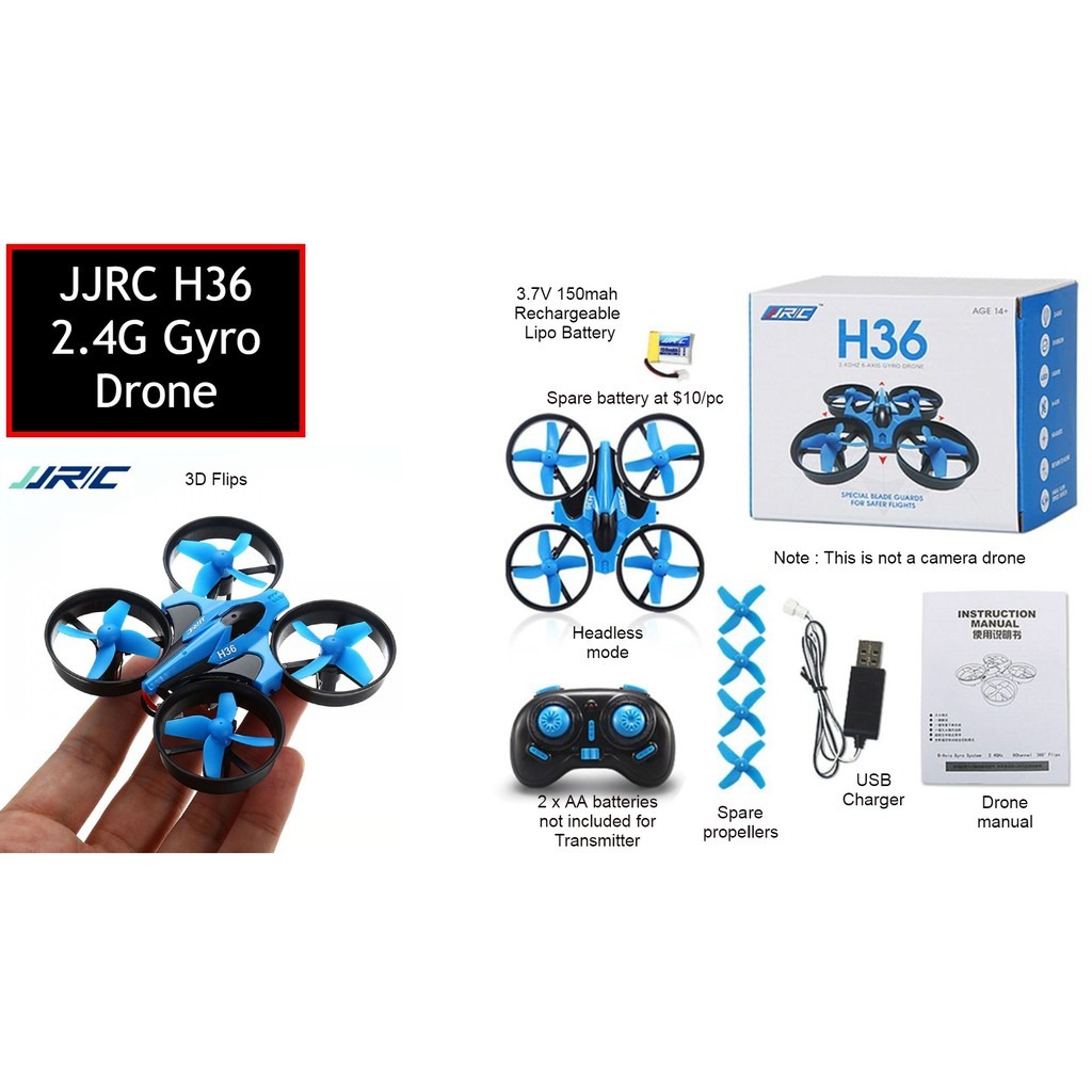 Mini Drone (suitable for children and indoor flight) 4 channel with