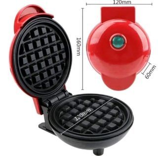 Mini electric Waffle Maker Non-Stick pan Circular Bakeware Pancake.. 
Red Only .
rs 300